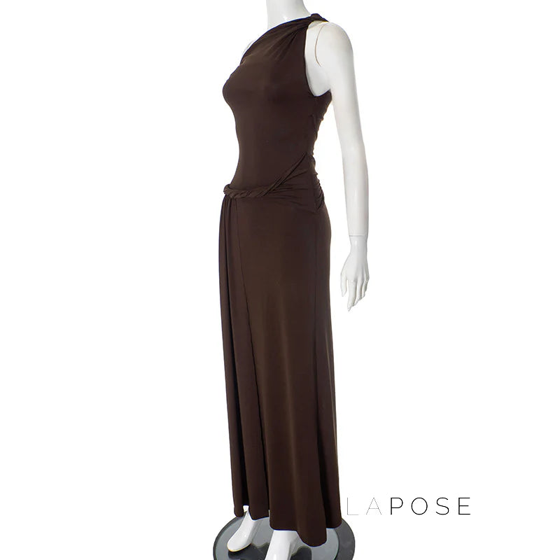 Azalia Twisted Draped Dress