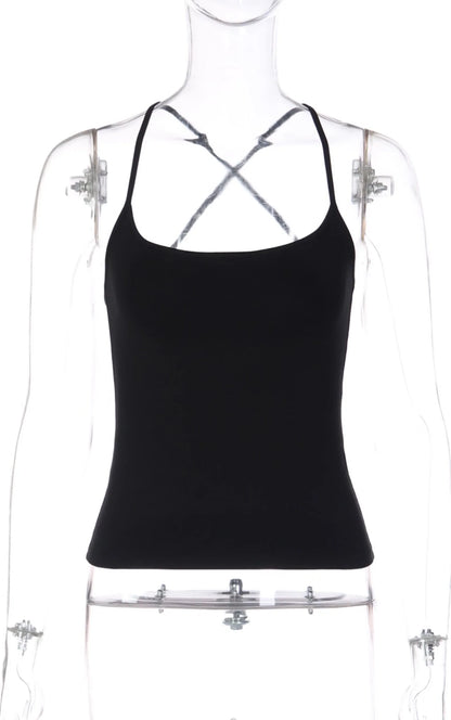 Backless U-Neck Camisole Top