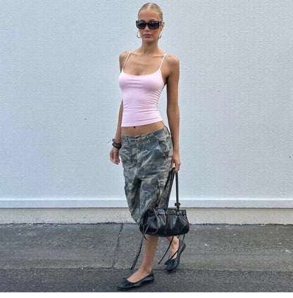 Backless U-Neck Camisole Top