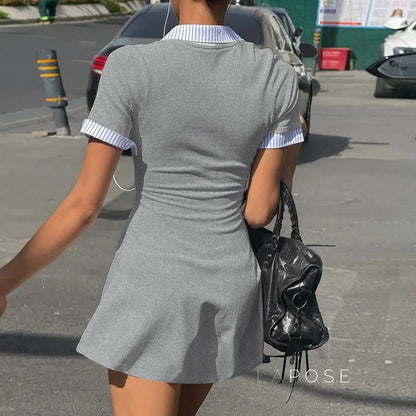 Bentleigh Contrast Polo Mini Dress