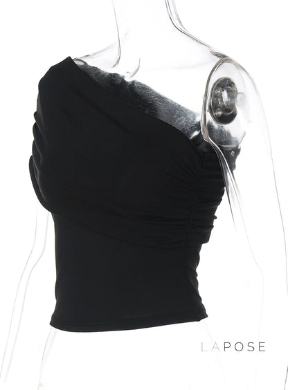 Bowen One Shoulder Crop Top