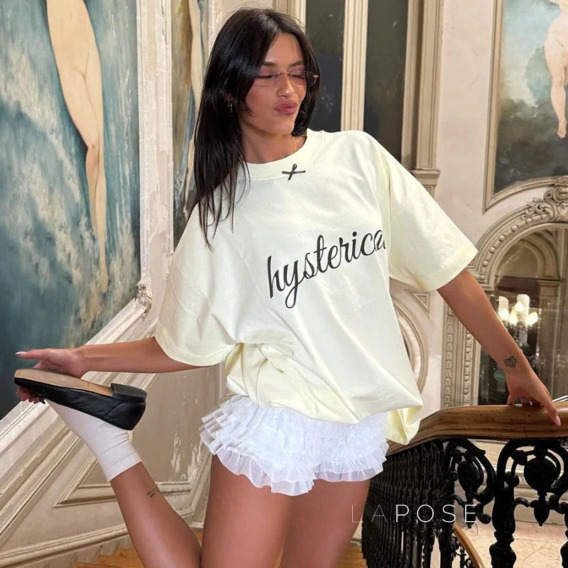 Camiyah Layered Mesh Bow Shorts