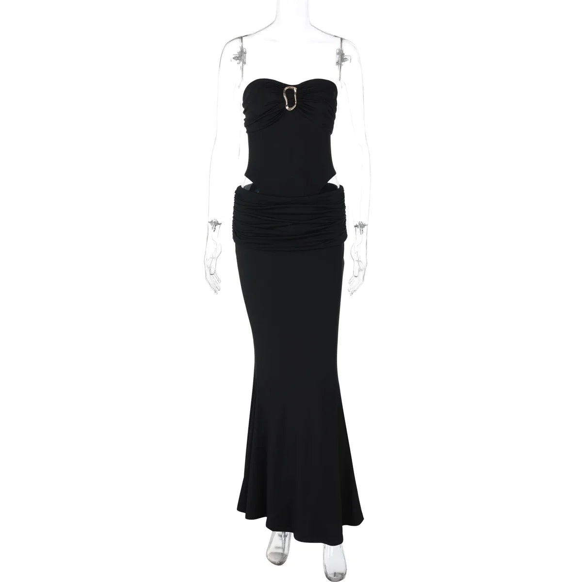 Celia Strapless Bodysuit Maxi Set
