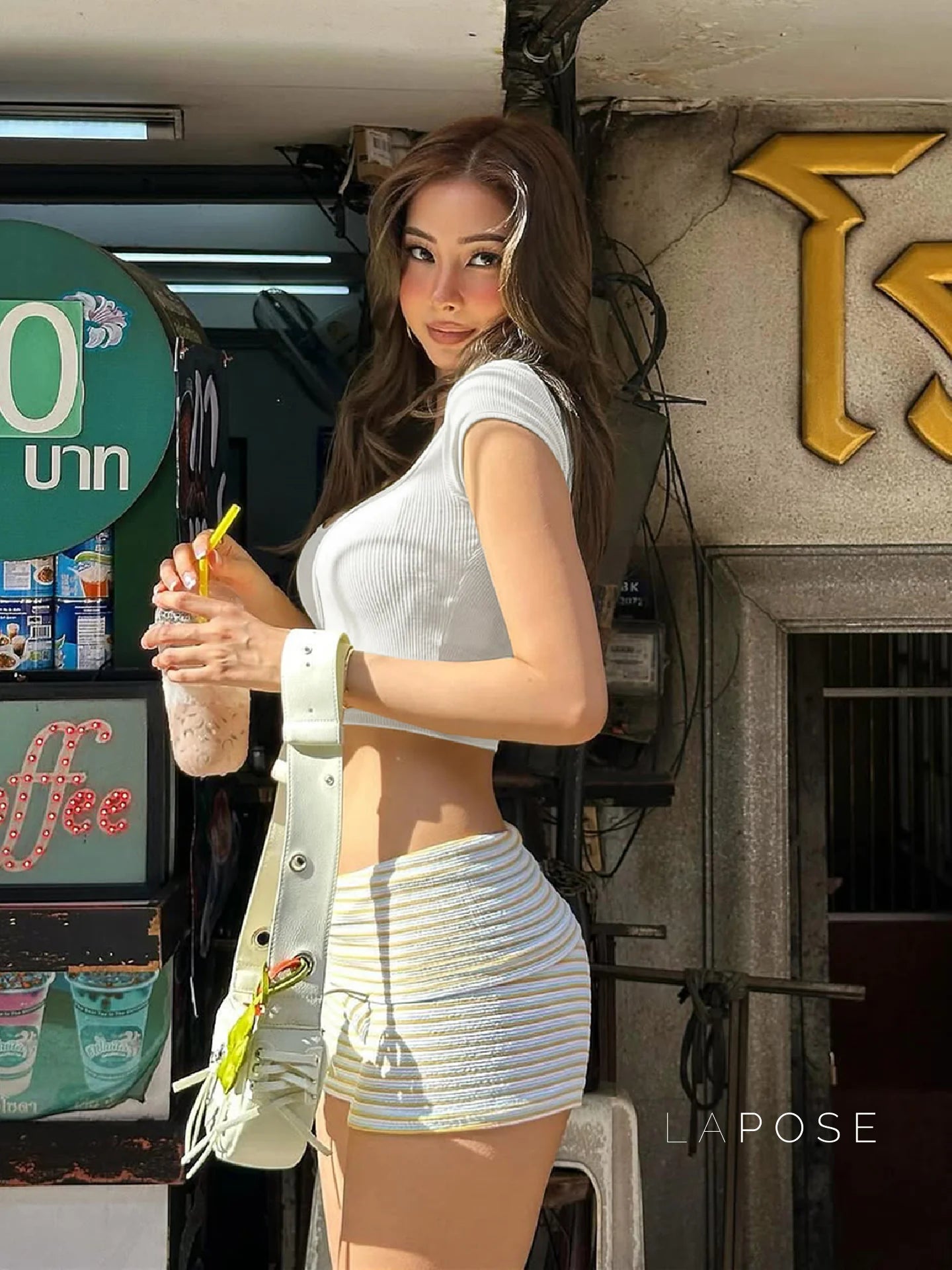 Chasidy Waist-Cinching Crop Top