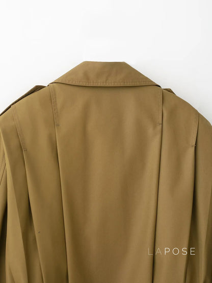 Cierra Pleated Cropped Windbreaker