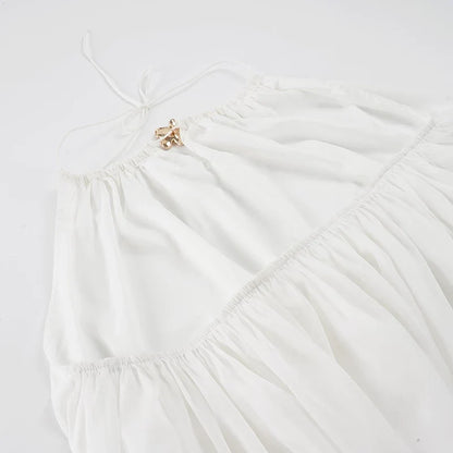 Colbie Halter Flower Mini Dress