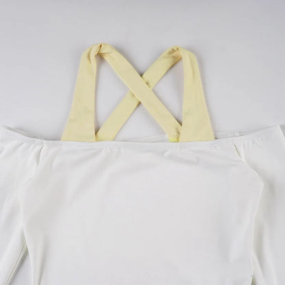 Contrast Trim Two-Piece Short Set