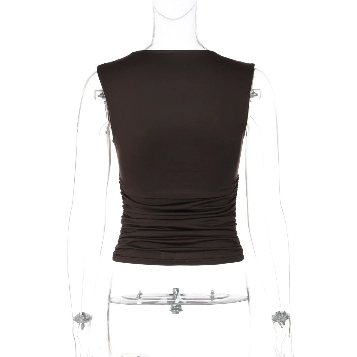 Dawson Ruched V-Neck Tank Top