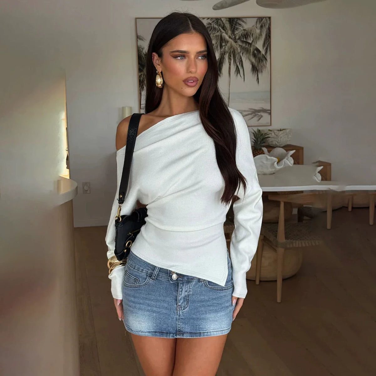 Demiyah Asymmetric One Shoulder Top