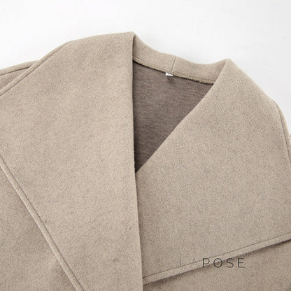 Edna Double-Breasted Wool Coat