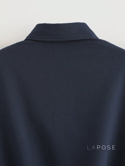 Eliza Collared Bomber Jacket