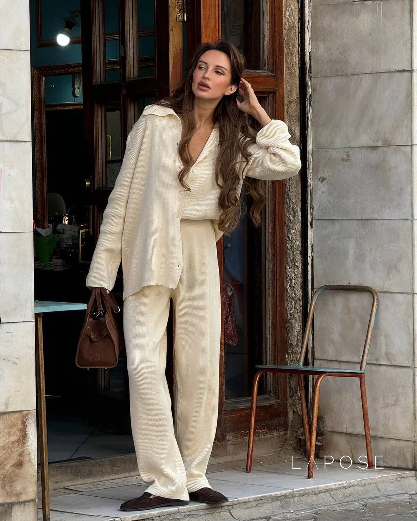 Elliana Lapel Lounge Set