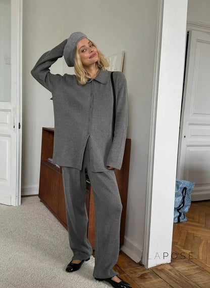 Elliana Lapel Lounge Set