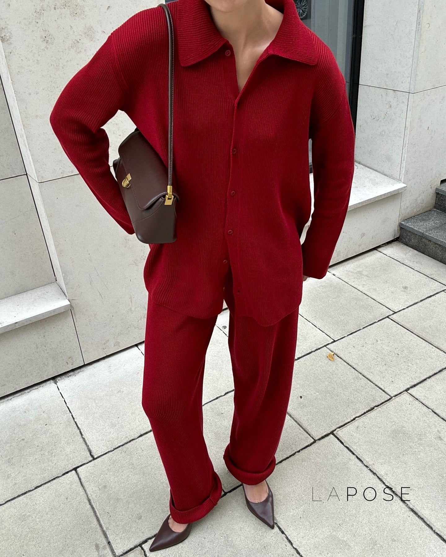 Elliana Lapel Lounge Set