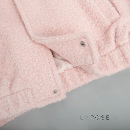 Ellisyn Pink Faux Fur Jacket