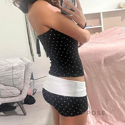 Emryn Polka Dot Shorts Set