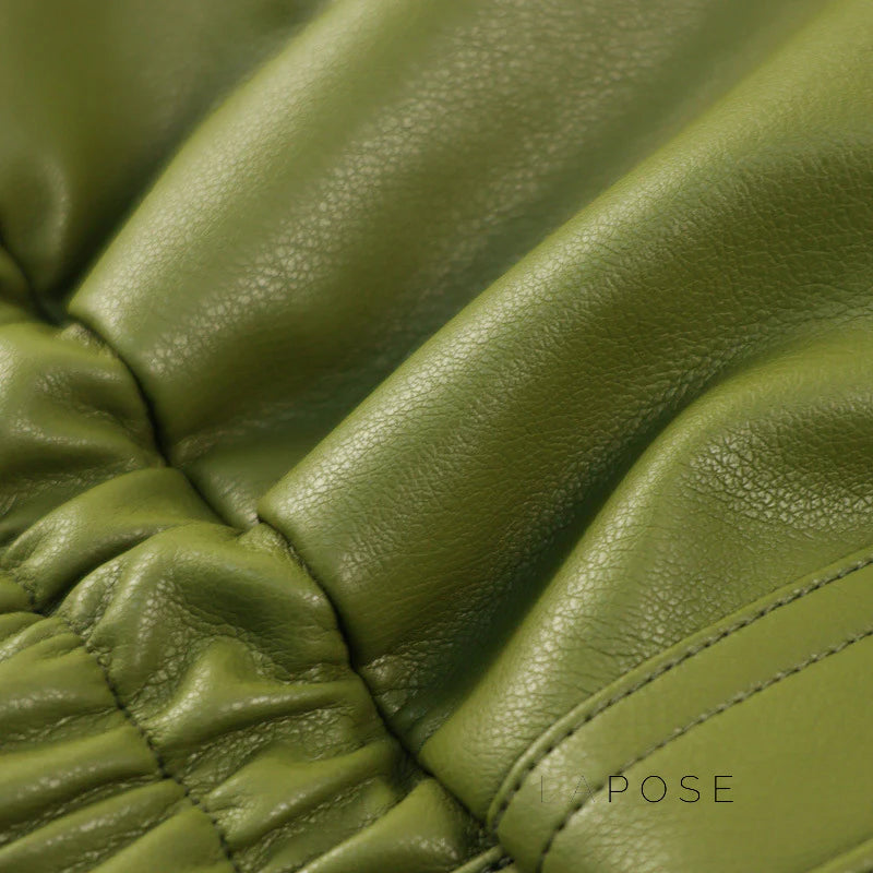 Evie Oversize Leather Jacket
