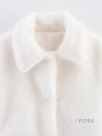 Ezmae Faux Fur Lapel Jacket