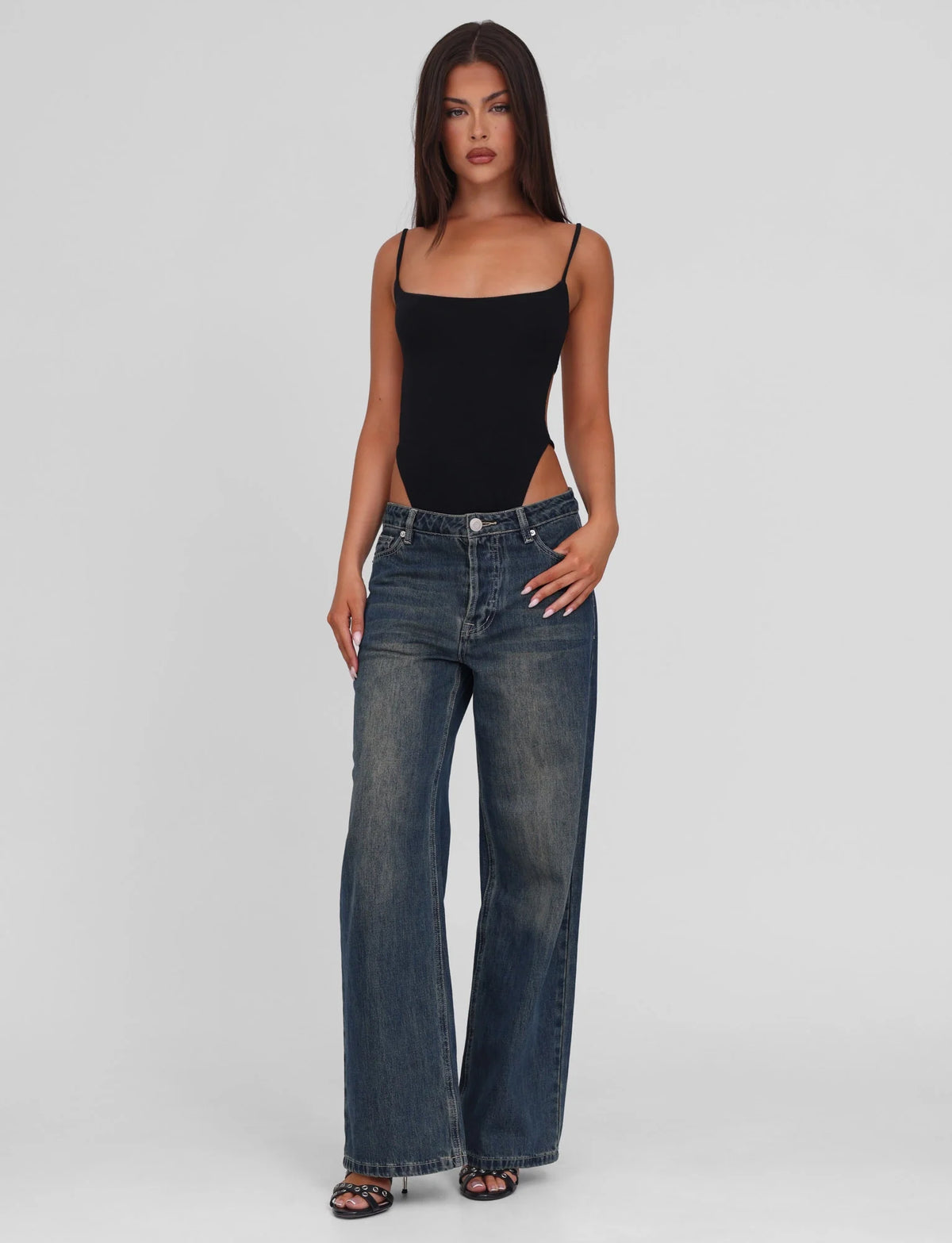 Fabiola Figure-Hugging Scooped Bodysuit