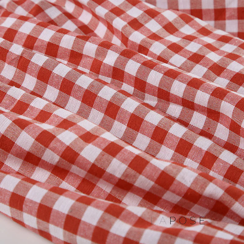 Fatoumata Bow Plaid Shorts