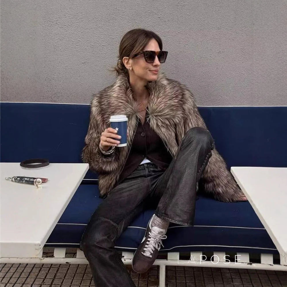 Fernanda Faux Shearling Bomber Jacket