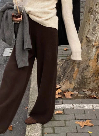 Fiona Cozy Wide-Leg Pants