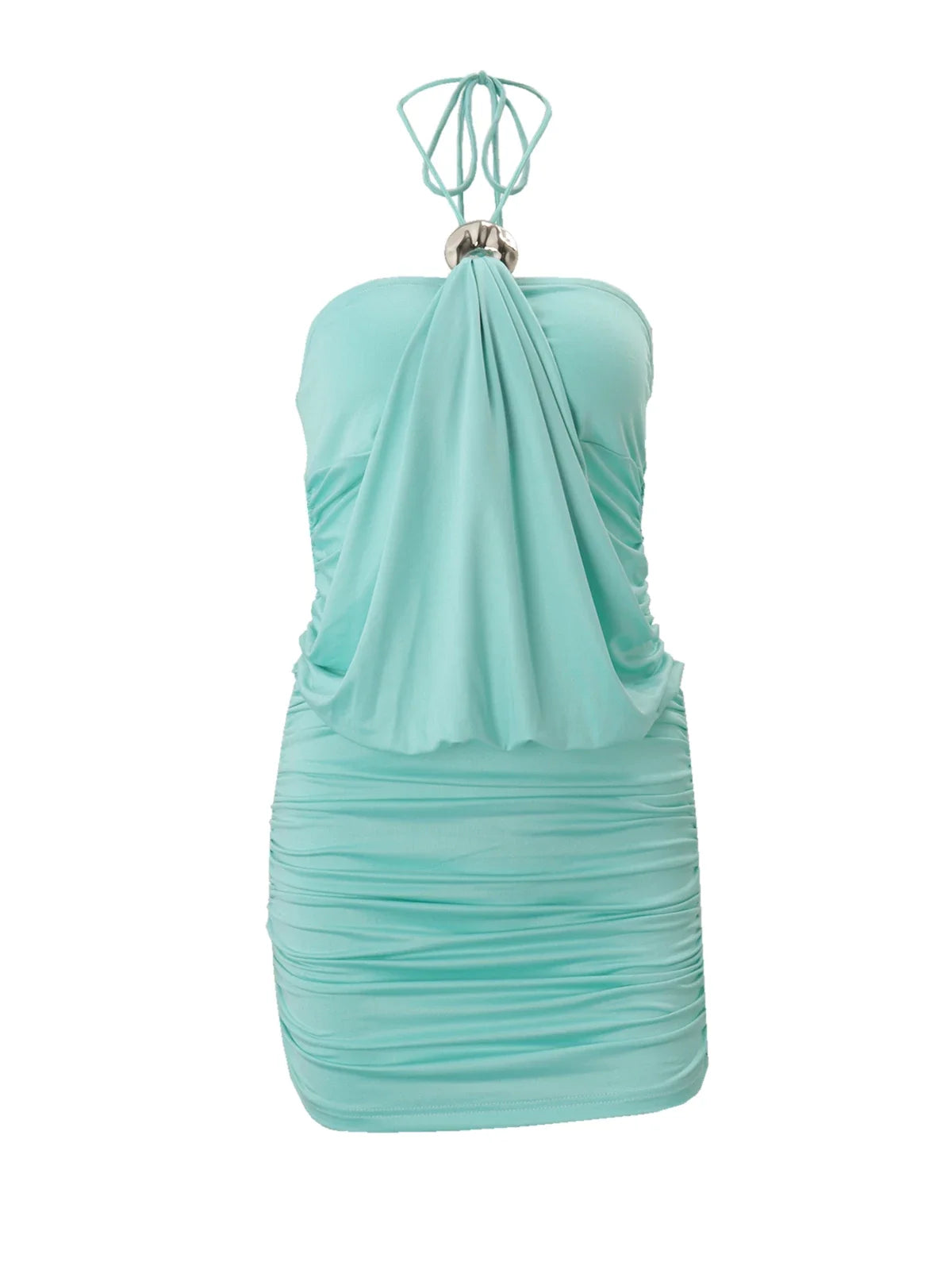 Gracelynne Ruched Ring Mini Dress