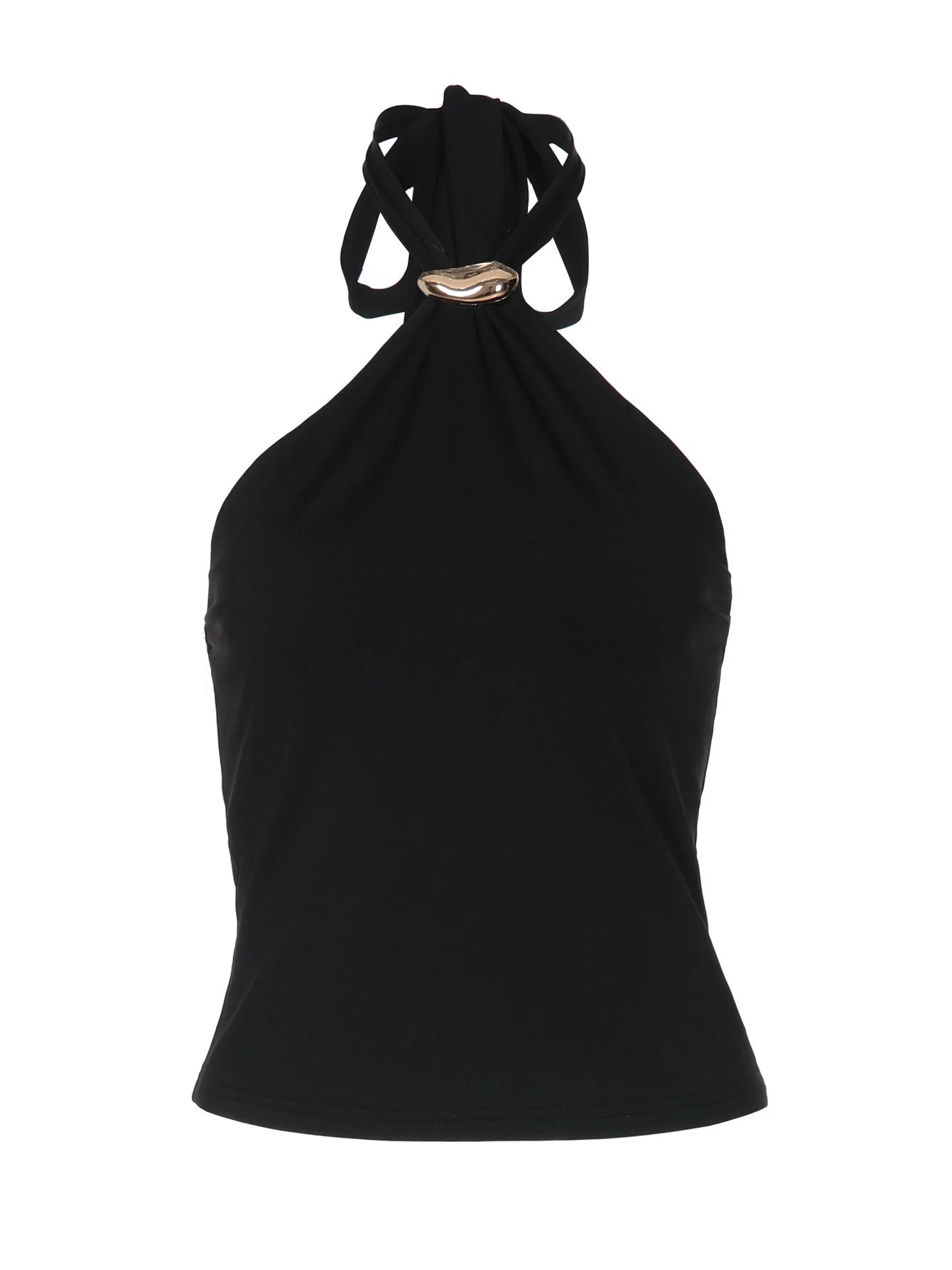 Halter Tie-Up Backless Tank Top