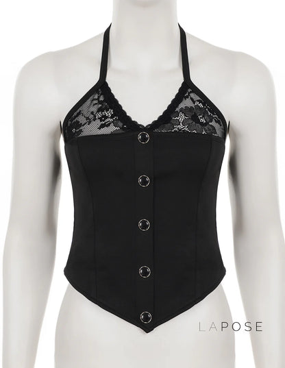Heavenlee Lace Halter Top