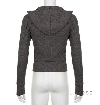 Isabel Knitted Zip Hoodie