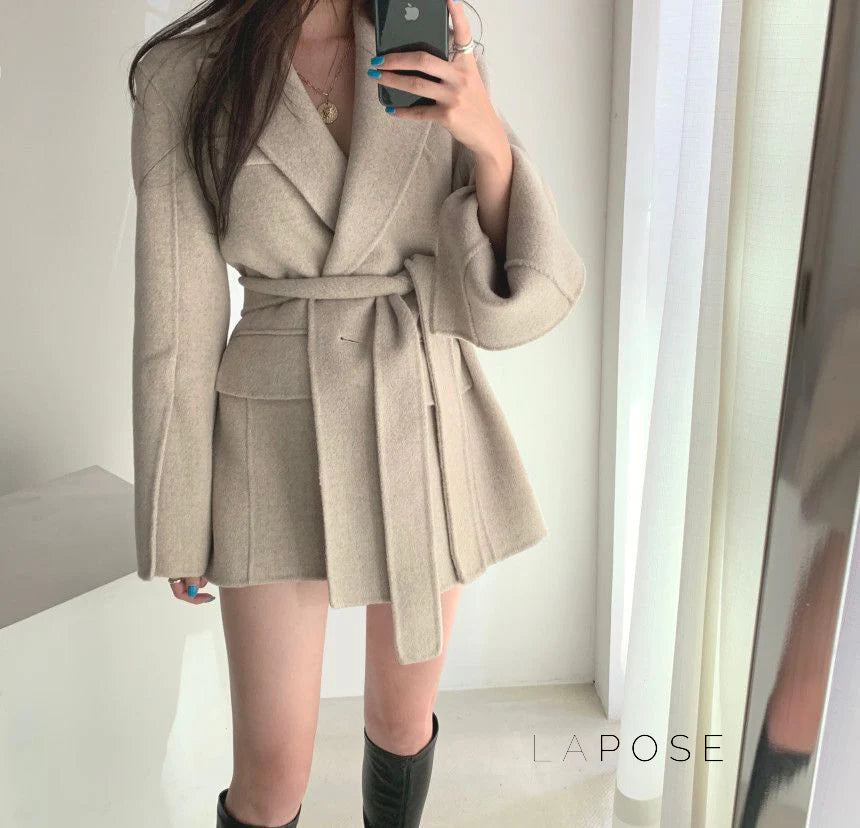 Jalaya Tailored Belted Coat