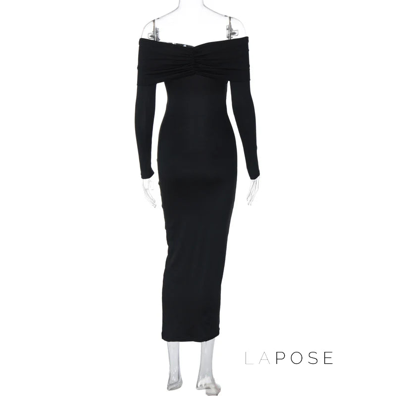 Jaxyn Off Shoulder Bodycon Dress