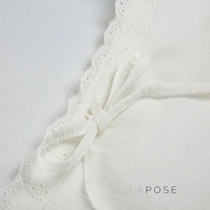 Jenesis Lace Bow Mini Skirt