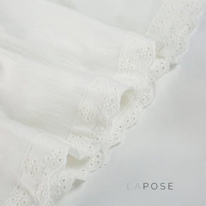 Jenesis Lace Bow Mini Skirt