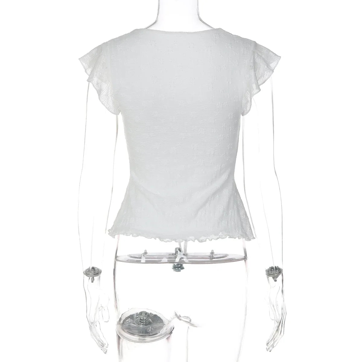 Jonah Lace Flutter Sleeve Top