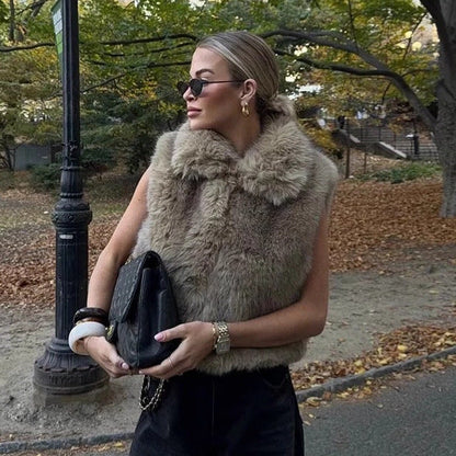 Journey Faux Fur Vest