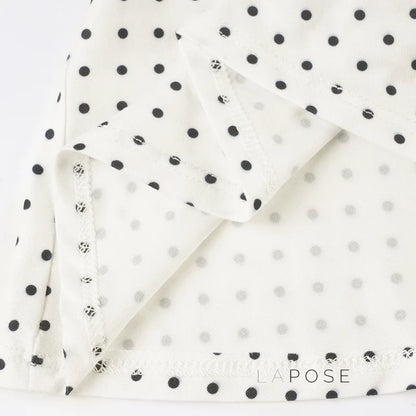 Jumana Polka Dot Smocked Mini Dress