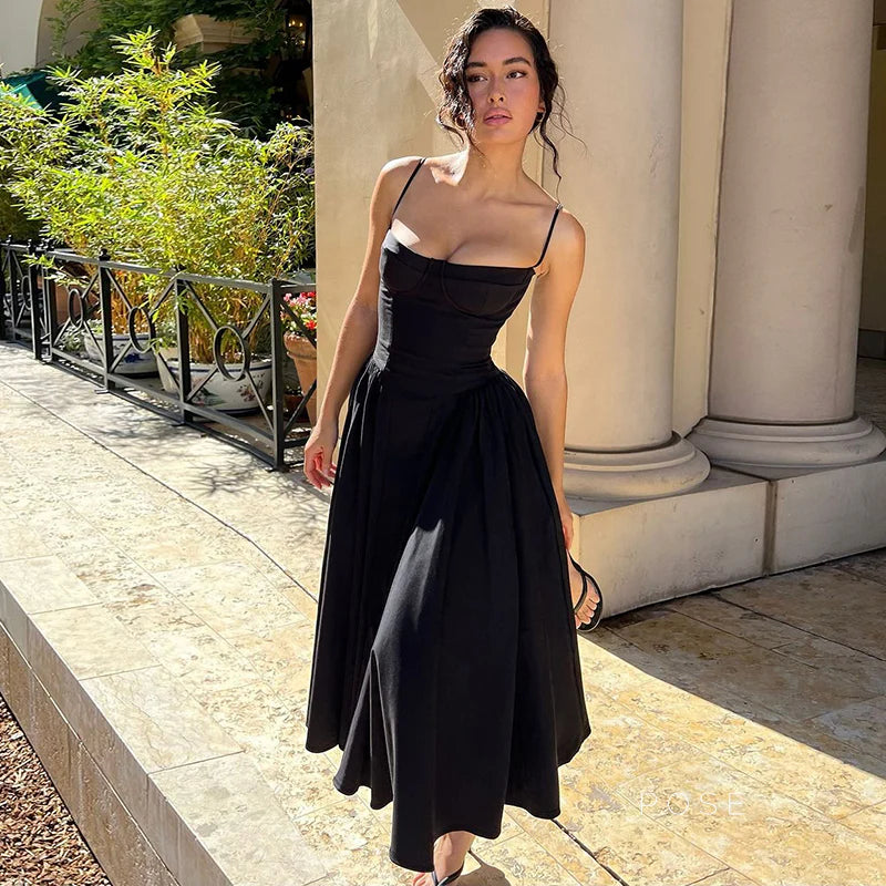 Kadence Square Neck Maxi Dress