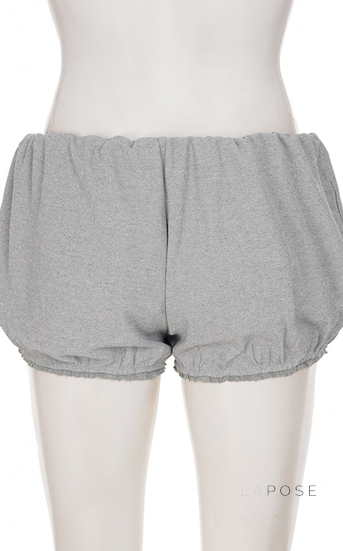 Kaeleigh Waffle Bows Shorts Set