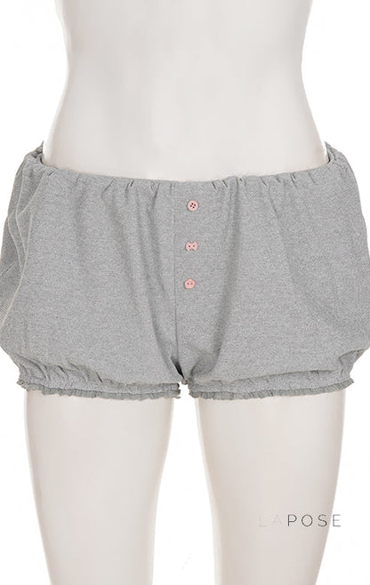 Kaeleigh Waffle Bows Shorts Set