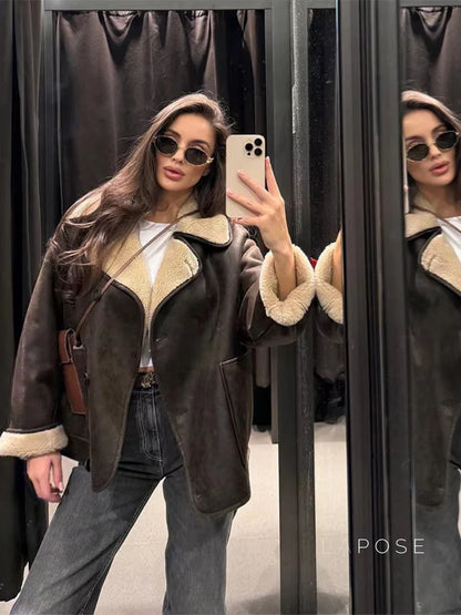 Kaiulani Faux Fur Zip Jacket