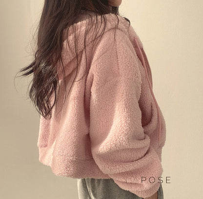 Kalli Plush Zip Hoodie