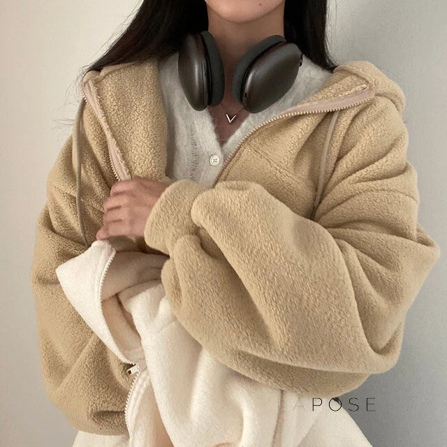 Kalli Plush Zip Hoodie