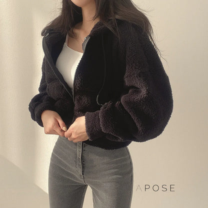 Kalli Plush Zip Hoodie