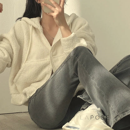 Kalli Plush Zip Hoodie