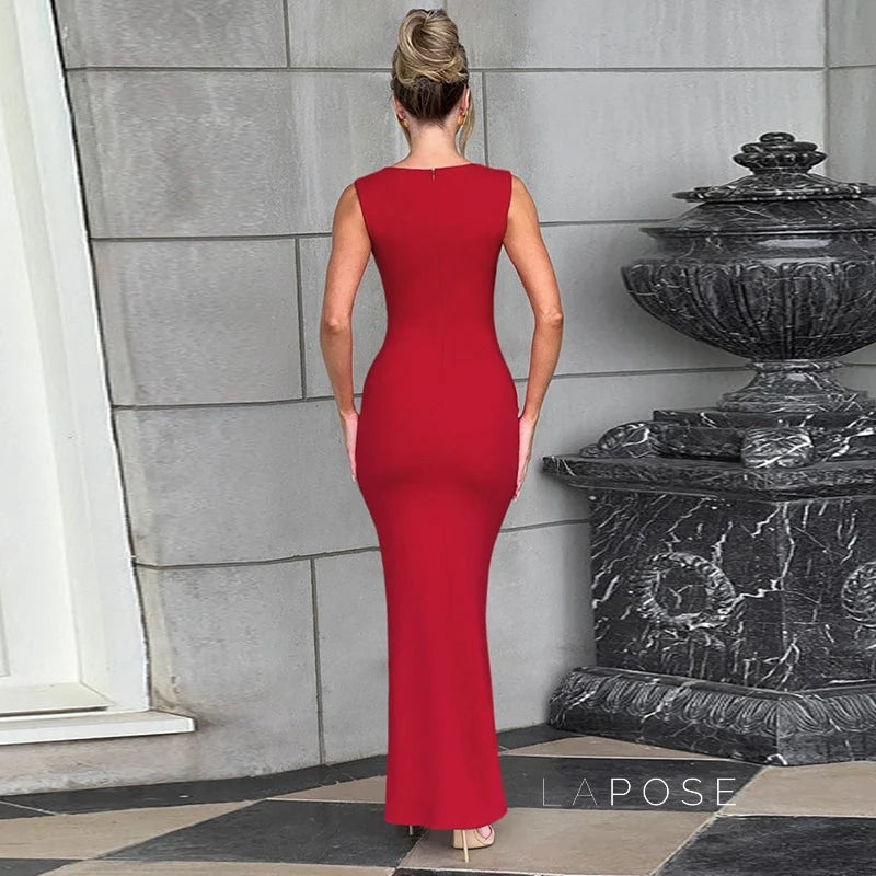 Kambria Square Neck Maxi Dress