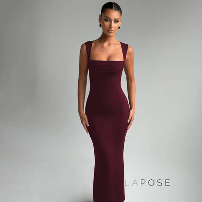 Kambria Square Neck Maxi Dress
