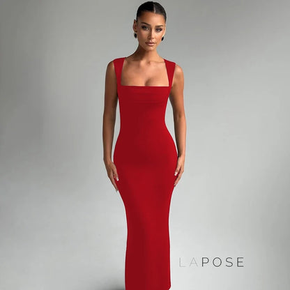 Kambria Square Neck Maxi Dress