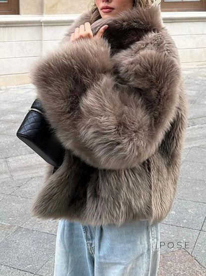 Kamiya Faux Fur Coat