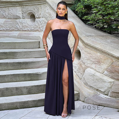Kamree Strapless Backless Maxi Dress